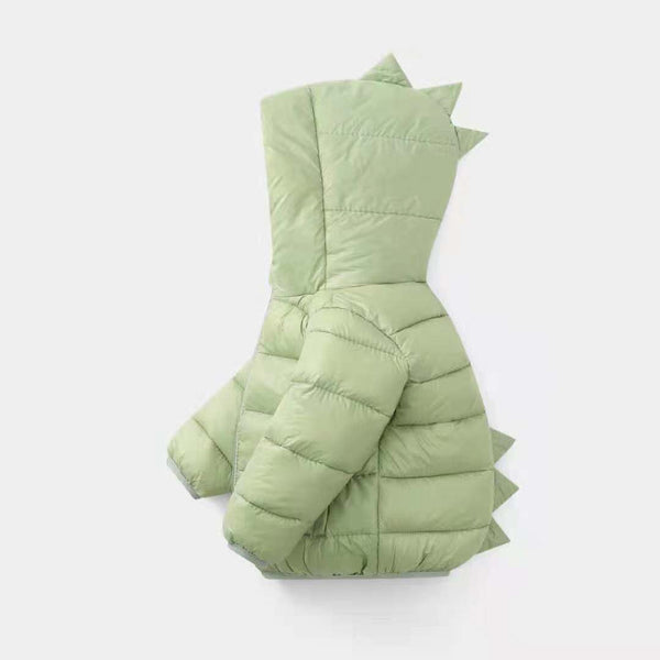 CHAQUETA DINOSAURIO CON CRESTA VERDE