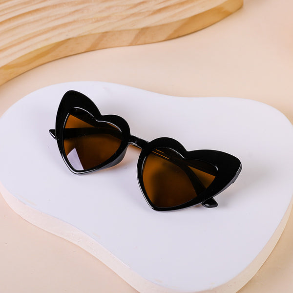 GAFAS CORAZON ALARGADO NEGRO