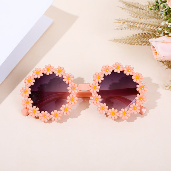 GAFAS FLORES NARANJA RELIEVE
