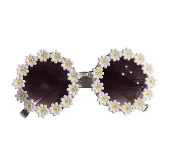 GAFAS FLORES BLANCAS RELIEVE