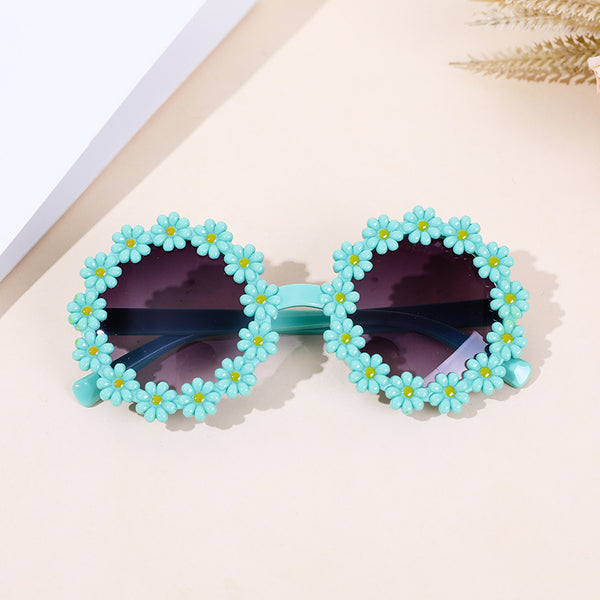 GAFAS FLORES VERDE RELIEVE