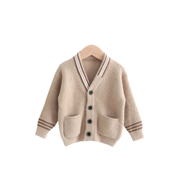 BUZO BEIGE BOTONES Y BOLSILLO