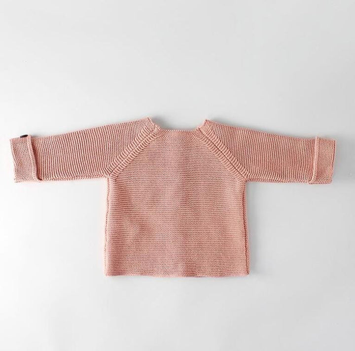 BUZO TEJIDO TRENZA ROSADO