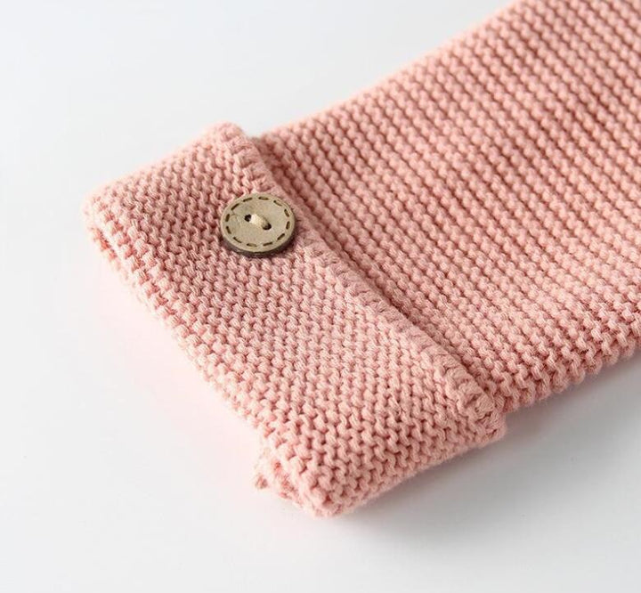BUZO TEJIDO TRENZA ROSADO