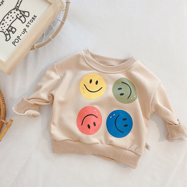 BUZO CARAS FELICES BEIGE