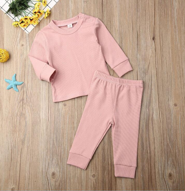 CONJUNTO ROSADO PANTALON Y CAMISETA 