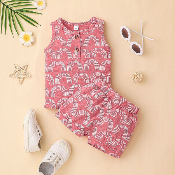 CONJUNTO ROSADO ARCOIRIS