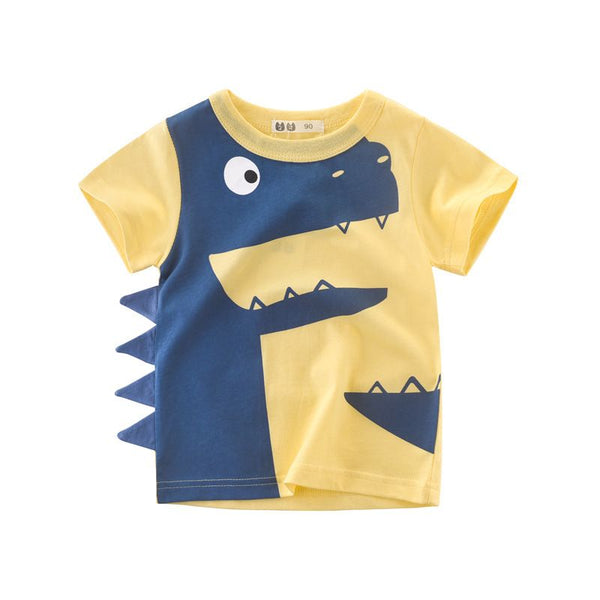 CAMISETA DINOSAURIO AMARILLA