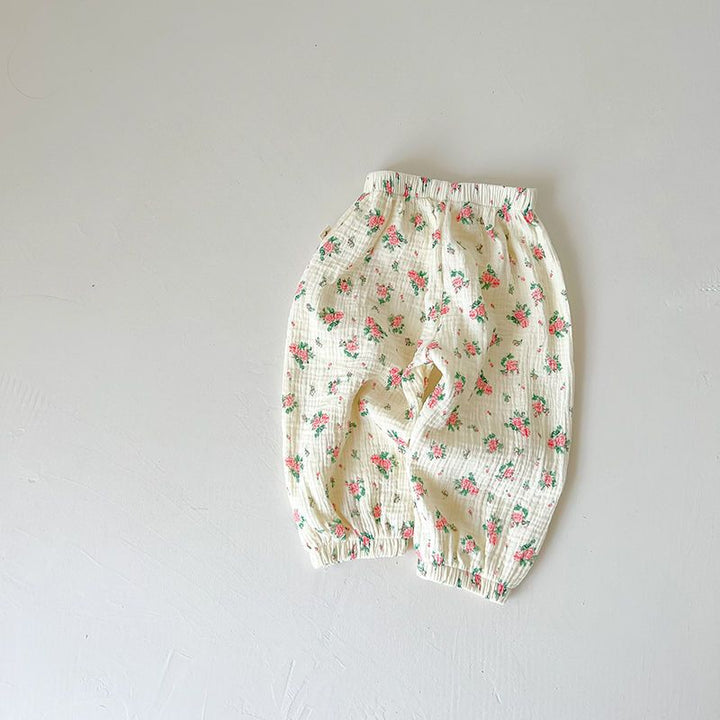 PANTALONES BELLA GENIO FLORES ROSADAS