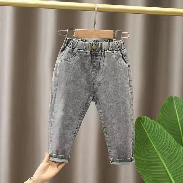 PANTALON JEAN GRIS